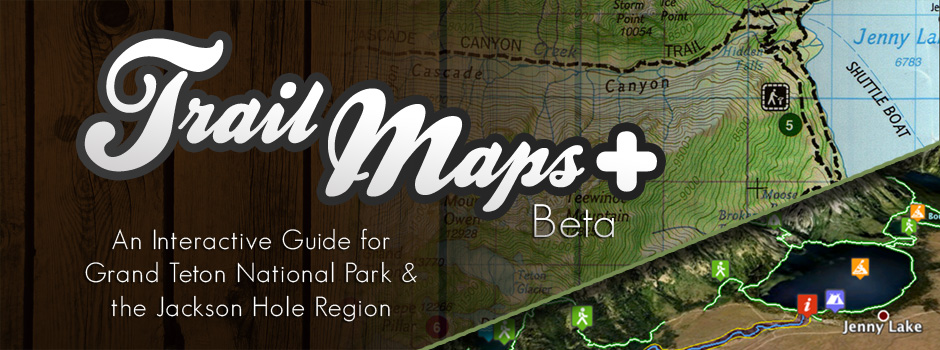 the mountain pulse, trail maps plus, grand teton national park maps, hiking maps, mountain biking maps