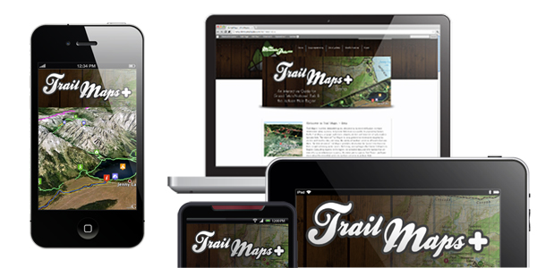 iphone_app, trail maps plus version 1.0, android trail maps app, iphone app, ipad appplication, the mountain pulse