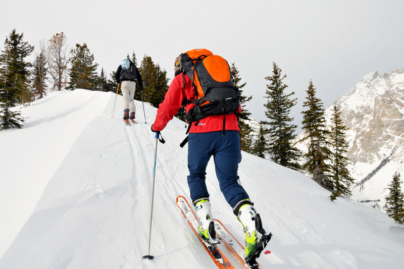 25short_13 backcountry skiing grand teton national park, 25 short skin track, teton splitboarding