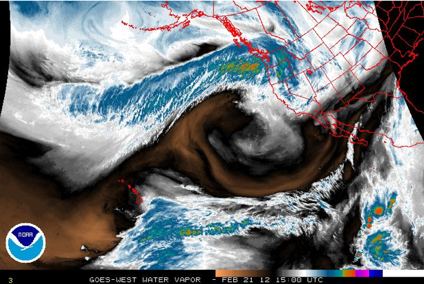 water vapor current storm the mountain pulse