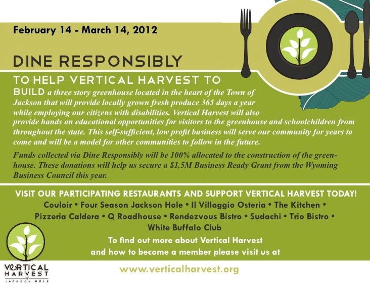 dine responsibly jackson hole vertical harvest the mountain pulse