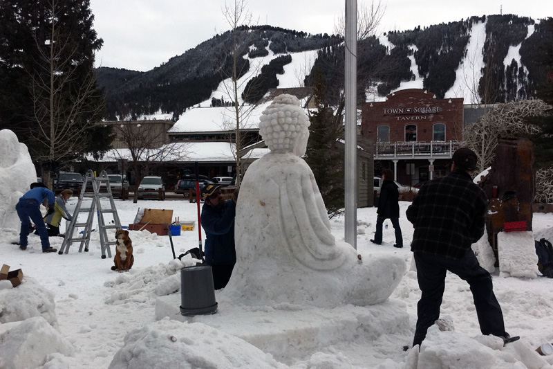 snow_sculpture competition winter festival the mountain pulse jackson hole  