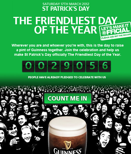 guinness st patricks day world record attempt