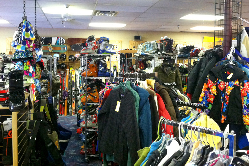 headwall_sports_02, headwall consignment shop jackson hole wyoming, recycled sports gear