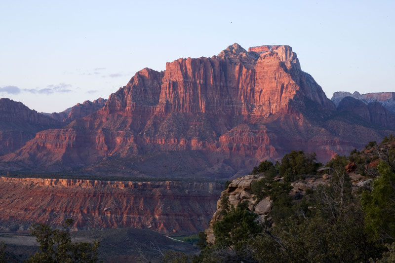 sunset zion national park