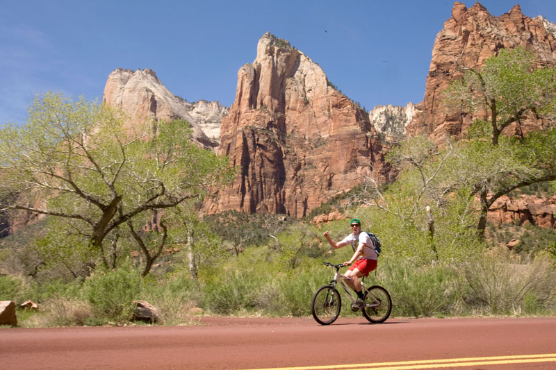 bike ride zion national park