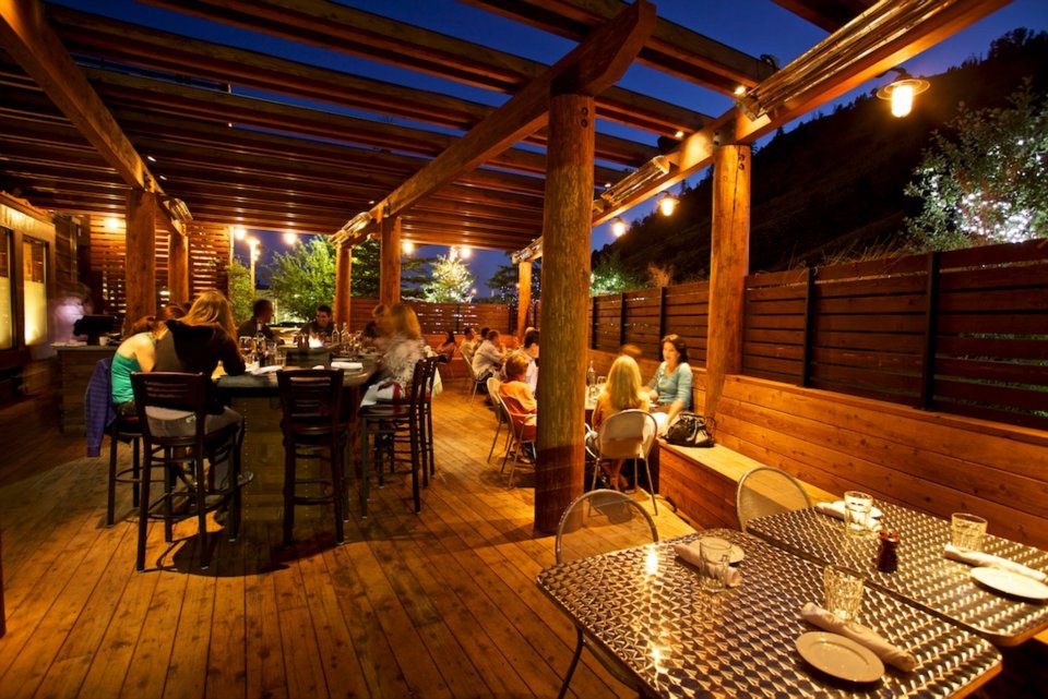 rendezvous bistro jackson hole outdoor deck