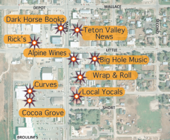 driggs art walk april idaho arts public art teton valley jackson hole 
