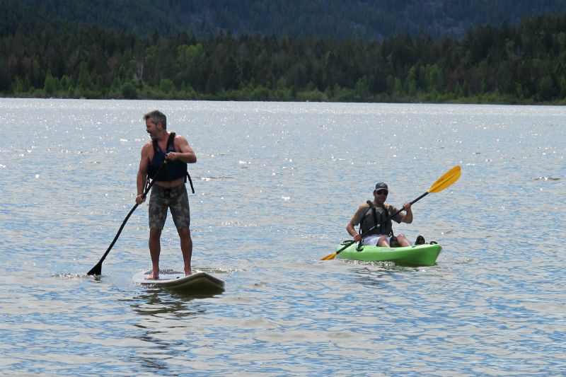rendezvous river sports kayaks canoes water sports jackson hole wyoming grand teton national park stand up paddle board the mountain pulse tourism summer activities 
