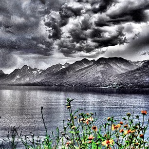 8_04_sem1pr0_tetons_bwcolor, jackson lake, jackson hole, #jacksonhole, grand teton national park 