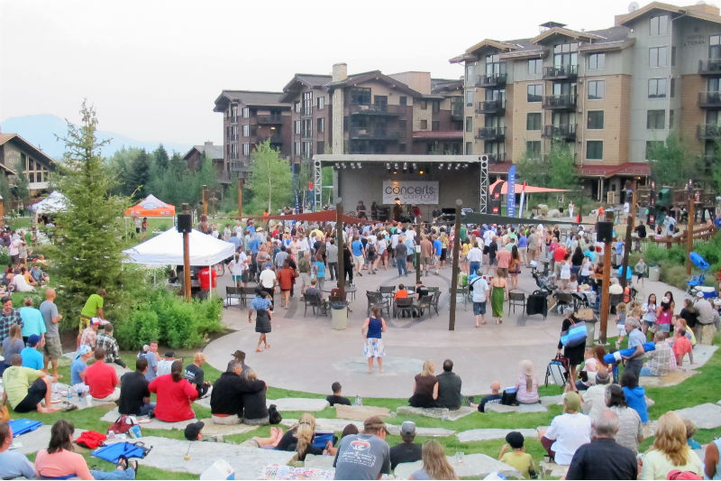 Photo of the Day Jackson Hole Concert ln The Commons « The Mountain