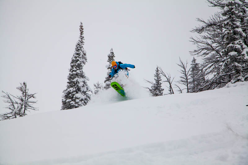 Mike Fontaine Teton Pass Jackson Hole snowboarding Photographer Egan Gleason