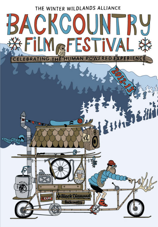 jackson hole backcountry film festival wyoming the mountain pulse pink garter theatre skiing snowboarding