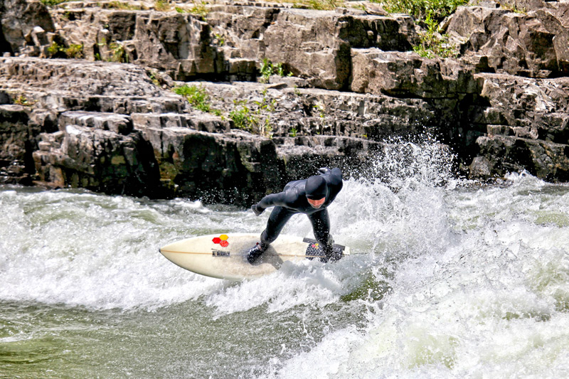 iguchi_surfing_01a, photo of the day in jackson hole bryan iguchi surfing lunch counter rapid on the snake river