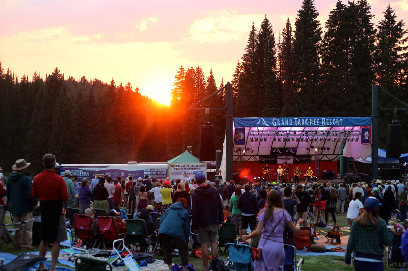  targhee blue grass festival photos, grand targhee resort