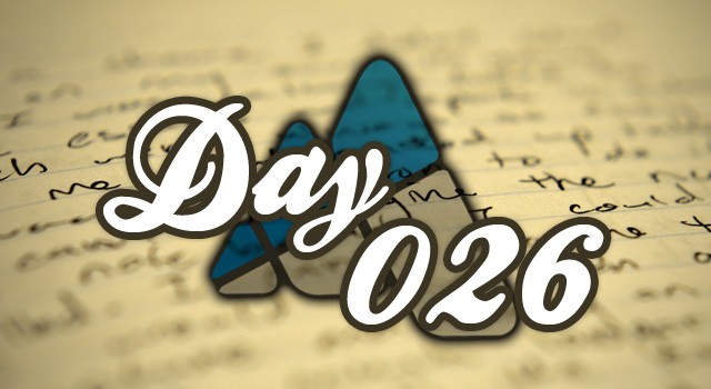 Hundred Days 026: Get Your Rest