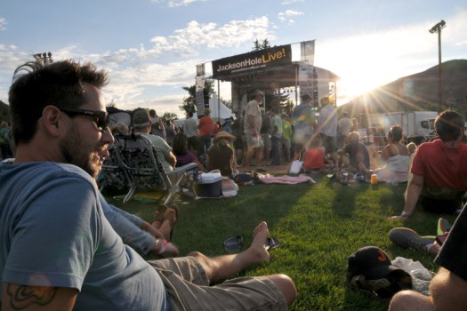 Photo of the Day – Relaxing in the Grass at Jackson Hole Live