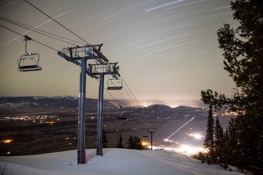 Photo of the Day – Jackson Hole Night Lights from Apres Vous