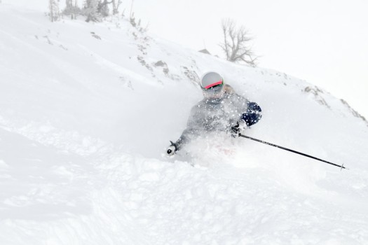 Photo of the Day – Getting Deep on the Headwall
