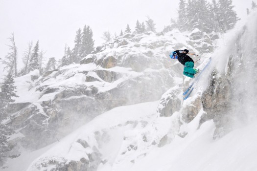 Photo of the Day – Launching into 14″ of New Snow at Jackson Hole Mountain Resort
